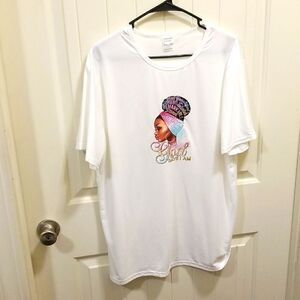 God Says I Am Women's Shirt sz 2XL